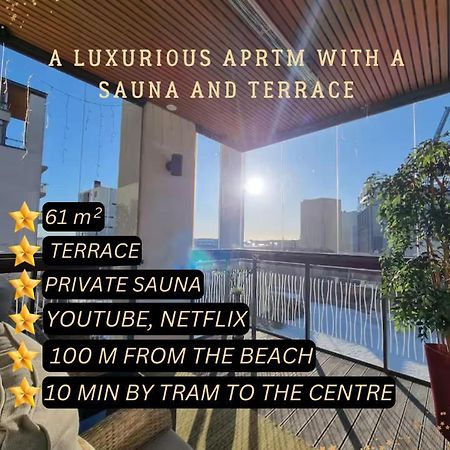 A luxurious aprtm with a sauna&terrace Netflix Helsinki Exterior foto